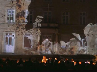 Production audiovisuelle mapping vidéo